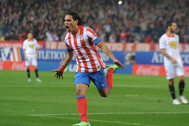 Radamel Falcao reinforced his status as the world's best striker at Atletico Madrid.
